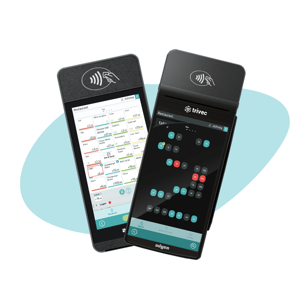 Trivec HandyPay på Adyen-terminal